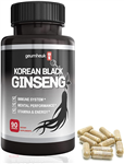 GeumHeuk Korean Black Ginseng Capsules 1000mg (90 caps) Ginseng Pills