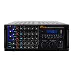 IDOLpro IP-3900 2600W Mixing Amplifier + Equalizer, Bluetooth, HDMI, Optical, Recording