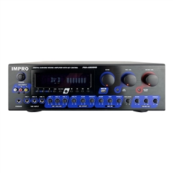 ImPro PMA-6808HD 600W Mixing Amplifier with HDMI, USB, and Optical Inputs