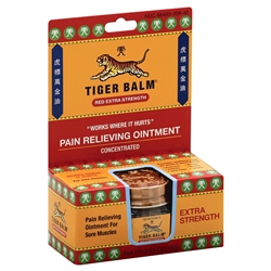 Tiger Balm Pain Relieving Ointment- Red Extra Strength 0.63 oz (18 g )