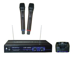 Vocopro UHF-3205 UHF-Dual Channel Wireless Rechargeable Microphone System