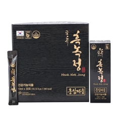 GeumHeuk Korean Black Ginseng Extract with Deer Antler Extract Powder Stick 10ml x 30 sticks - Sam Nhung Huou