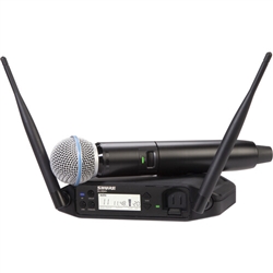 Shure GLXD24+/Beta58 Rechargeable Digital Wireless Microphone System