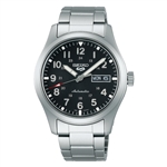 Seiko 5 Sports SRPG27 Automatic Watch Black Dial Steel Bracelet Japan