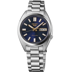 Seiko 5 Men's Sports Automatic SNXS Series Classic Blue Dial Watch SRPL55