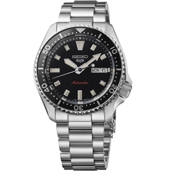 Seiko 5 Sports SKX Series Automatic Black Dial Men's Watch SRPL85