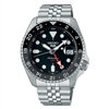 Seiko 5 Sports 42.5mm Black Dial Stainless Steel Men's Watch SSK001