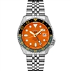 Seiko 5 Sports 42.5mm Orange Dial Stainless Steel Men's Watch SSK005