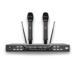 IDOLpro UHF-580 Advanced Dual Wireless Microphone System Impeccable Sound